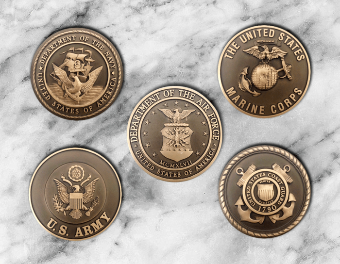 military plaques